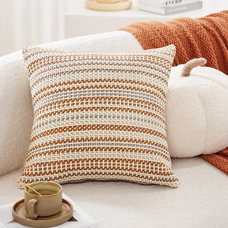 Photo inspiration: Brown Faux Leather Hemp Rope Colourful Throw Pillow Cover Suede Photo Inspiration