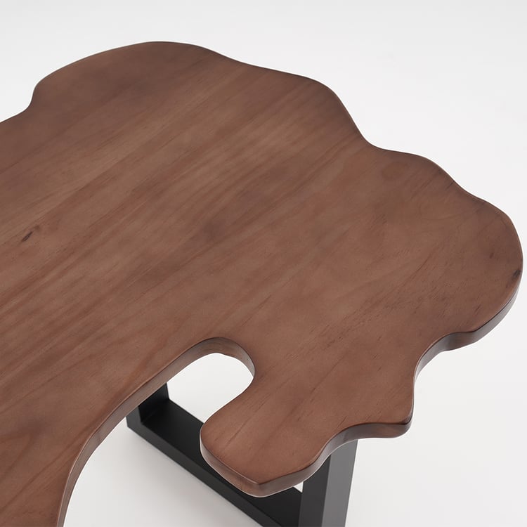 Ronde salontafel van gevlochten rotan met rubberhouten tafelblad, moderne Boho salontafel (85 x 85 x 42 cm) met opbergruimte en poten van natuurlijk hout, voor woonkamer en slaapkamer | NL