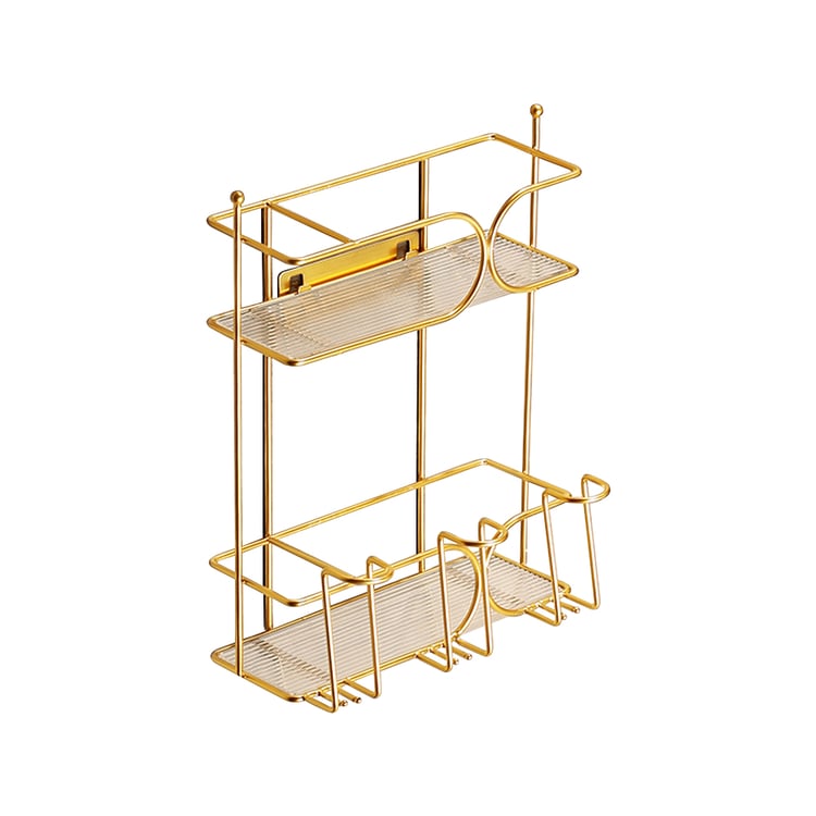 Étagère Murale En Verre Trempé 40 Cm - Support Flottant Chromé Pour Salle De Bain, Douche, Cuisine, Profondeur 13 Cm - 8