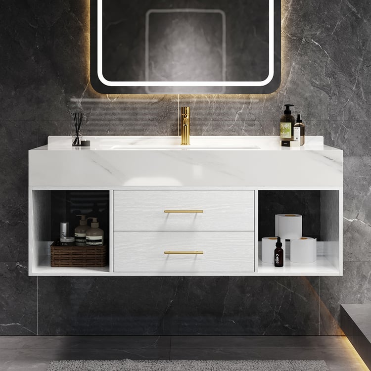 marieページ。 Spring Mill Cabinets Emlyn 72 Inch Double-Sink Bathroom