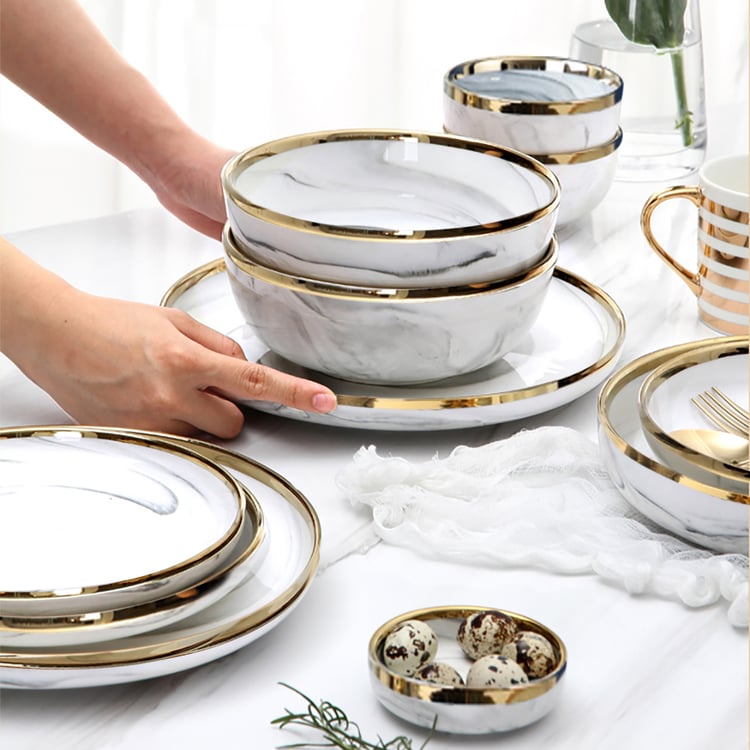 Vajilla Porcelana Blanca Amazon Vajilla Platos Juego De Vajilla De