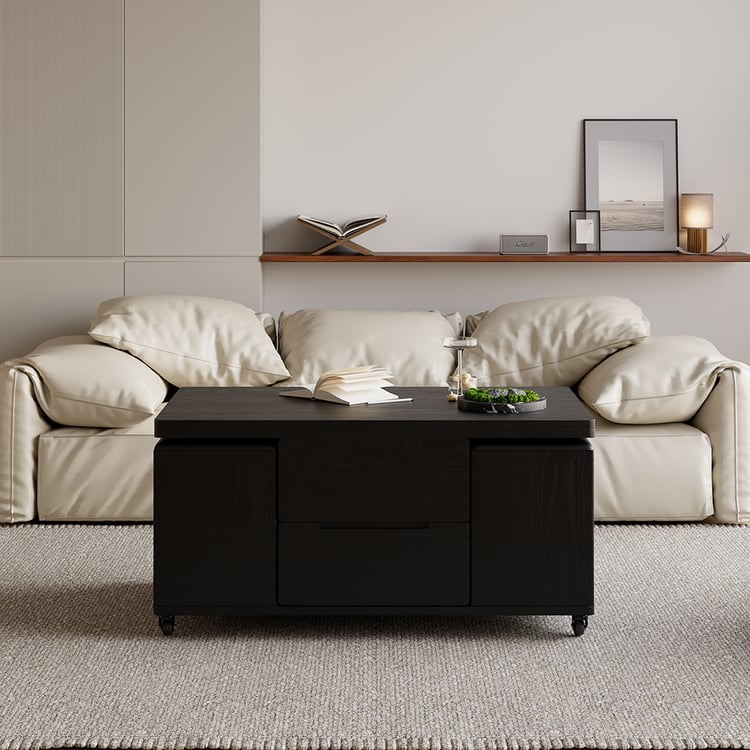 Tubibu C Form Petite Table D'appoint Ronde Comme Plateau De Rangement