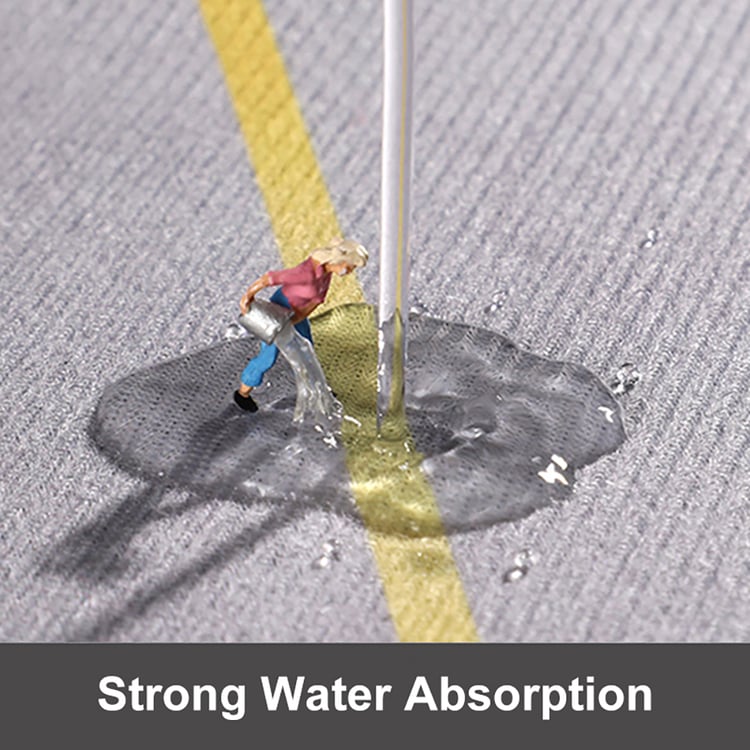 SANSJI Tapis De Décoration Luxe Noir Et Feuille D'or, Entretien Facile