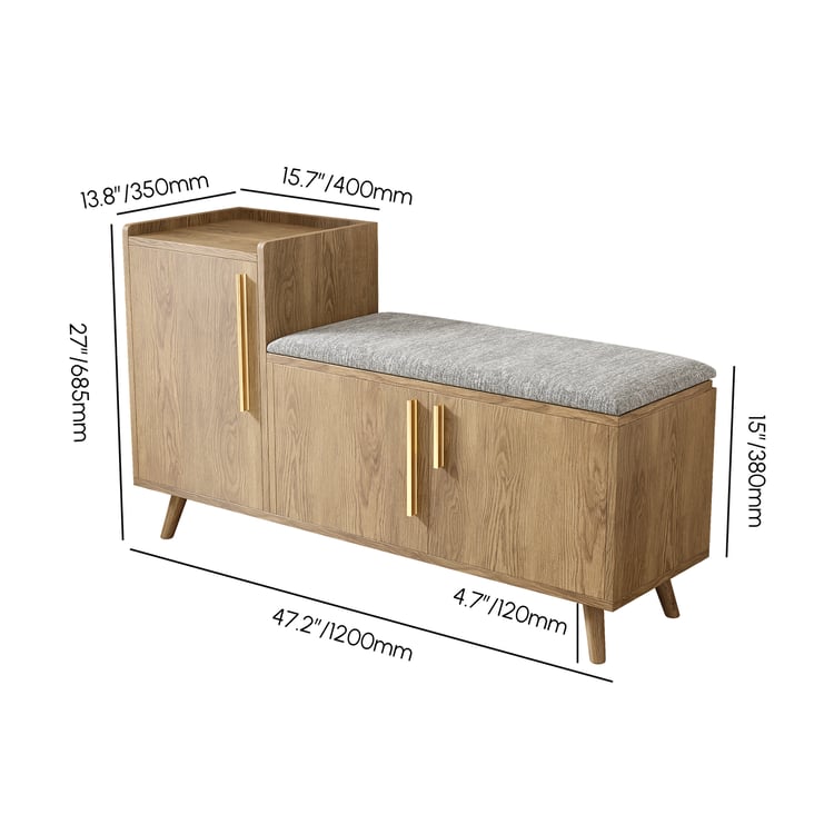 Narrow console table with shoe storage online