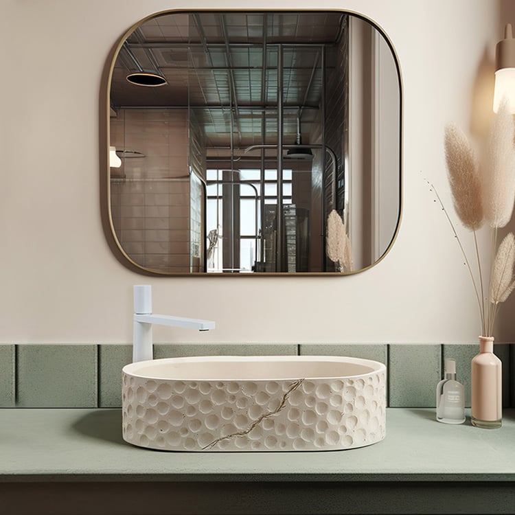 marble♡ Singita Marble & Balsa Wood Vanity Set