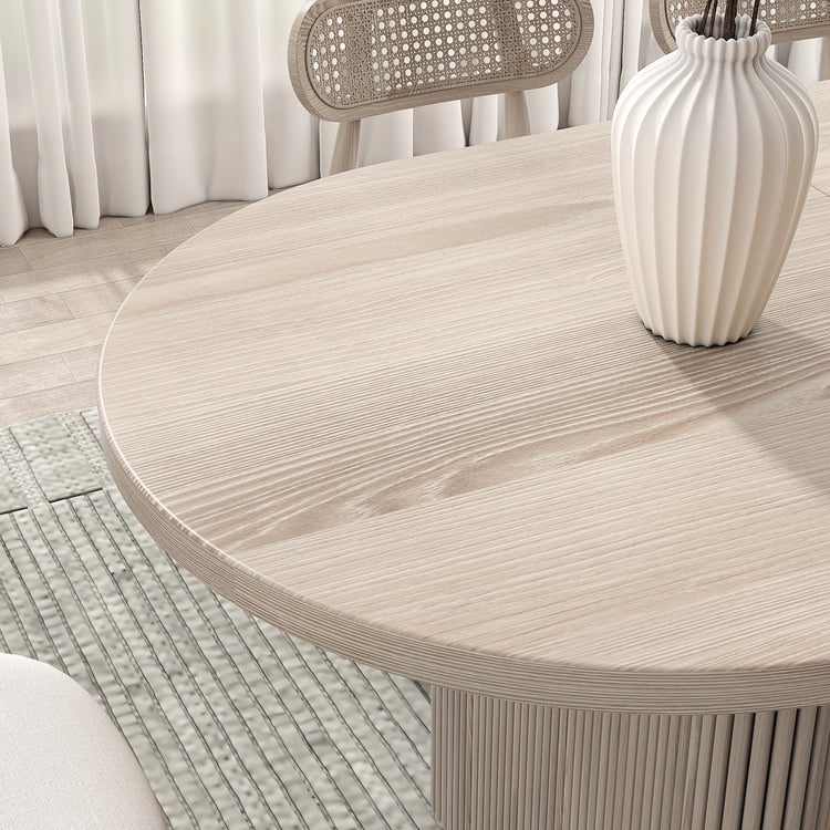 hamachan_dayo　0913 Tintica Japandi 1300mm Dining Bench Oval Solid Wood in