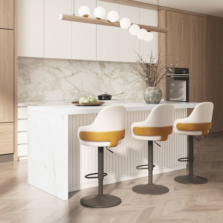 Kitchen Island White Velvet Bar Stools Bar Stools For Black Island - Main Image