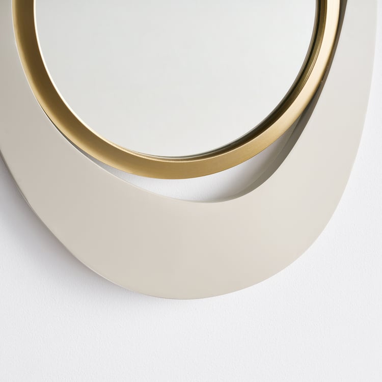 Gold Geometric Wall Mirror - Modern Home Decor | Homary