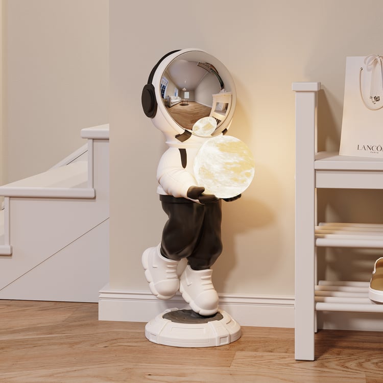 Baigterd 3 stuks klimmen astronaut muur opknoping decoratie, schattige klimmer beeldjes muur decor ambachten voor thuiskantoor boekenplank, B
