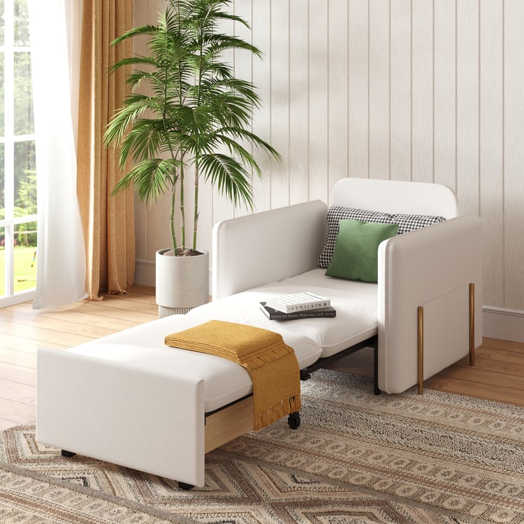 33,9 Zoll großes, ausziehbares 1-Sitzer-Schlafsofa aus Kord｜Homary DE