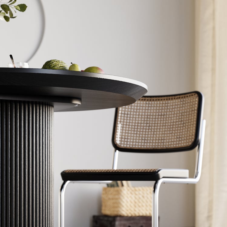 Round Dining Table, Wood Dining Table, Small Dining Table