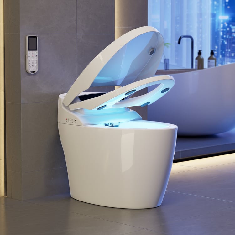 Hynova AX1 Semi-automatic Smart Bidet Toilet with Heated Seat | Pre-Moistened