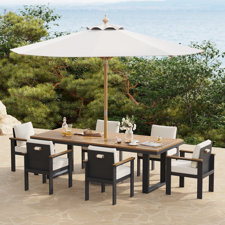 52 patio umbrellas for sale Patio Umbrella Wooden 13ft 8-Rib