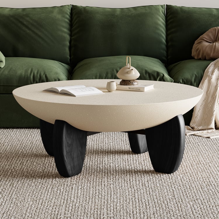 Finition:Ivoire Et Noir | Taille:95 cm