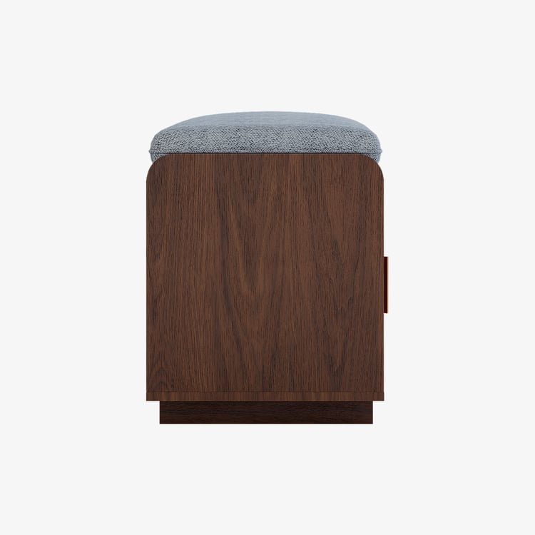 CVQJL Schoenenbank met 2 niveaus, schoenenrek van hout met roosterdeuren, schoenenrek voor hal, voordeur, woonkamer, garderobe