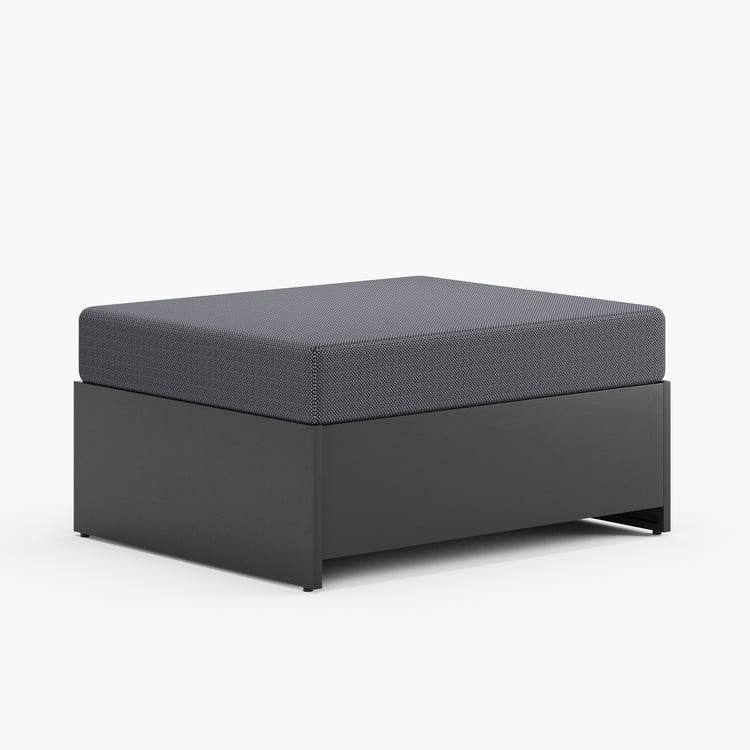 Axis Outdoor Storage Ottoman in Dark Grey｜Homary