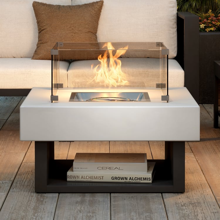Square Smokeless Propane Outdoor Fire Pit (29.5" Width)