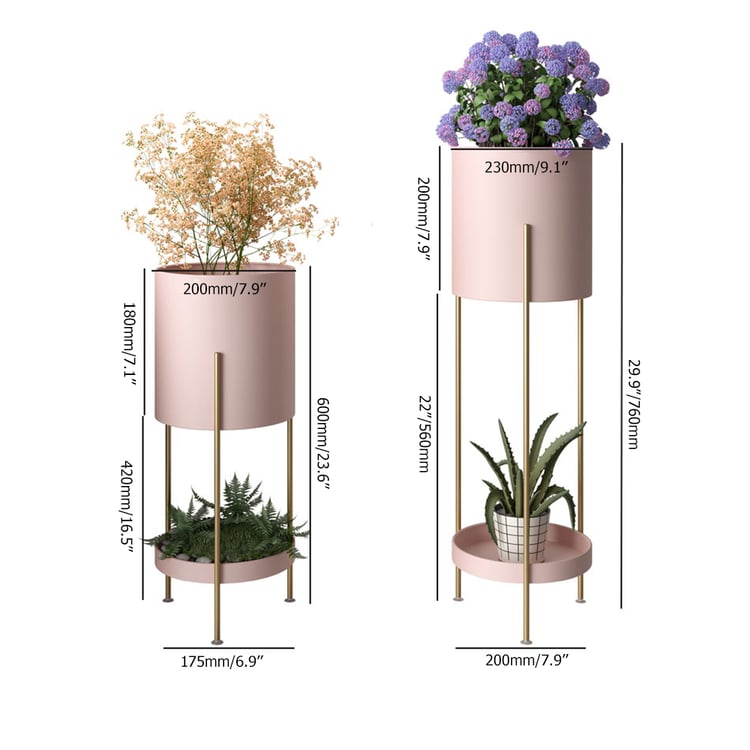 Arrosoir Métal Cyrank 500ml - Acier Inoxydable, Bec Long - Pour Plantes D'Intérieur, Design Moderne