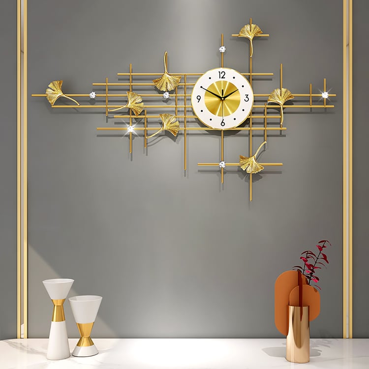 Pendule Doré Brillant Pour Horloge Murale – Accessoire Métal 15 Cm, Diamètre 6 Cm, Style Minimaliste Et Élégant Pour Déco Maison/Bureau