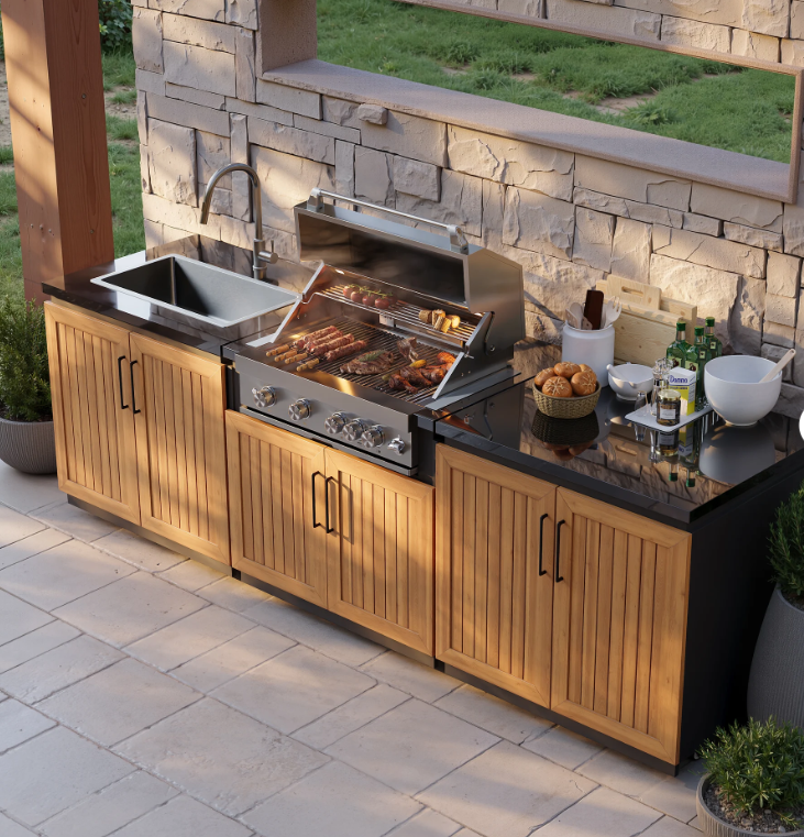 Outdoor Kitchen Island