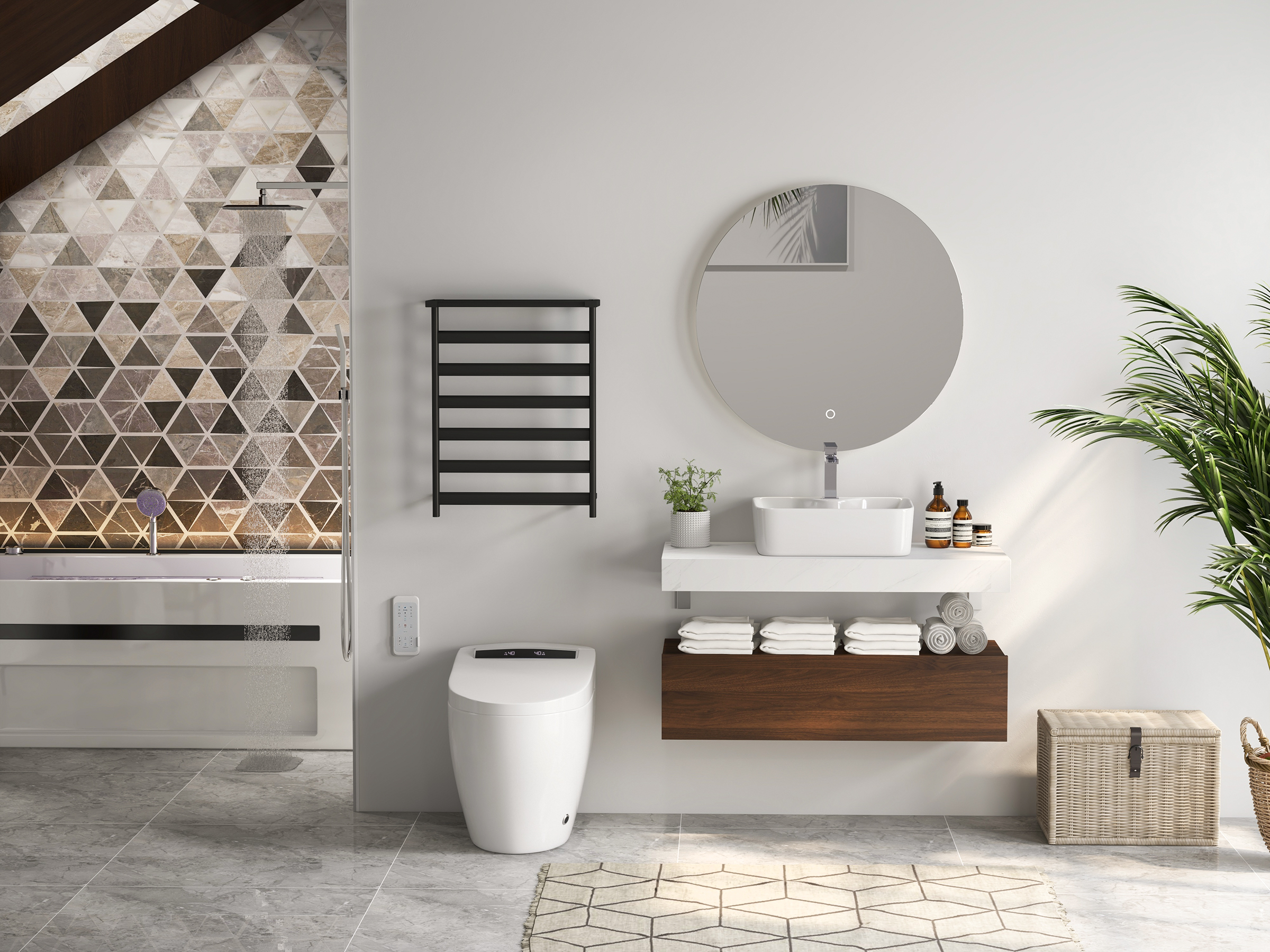 T。。。。ページ　ACTUS Washlet G5A Dual Flush Integrated Smart Toilets - Floor