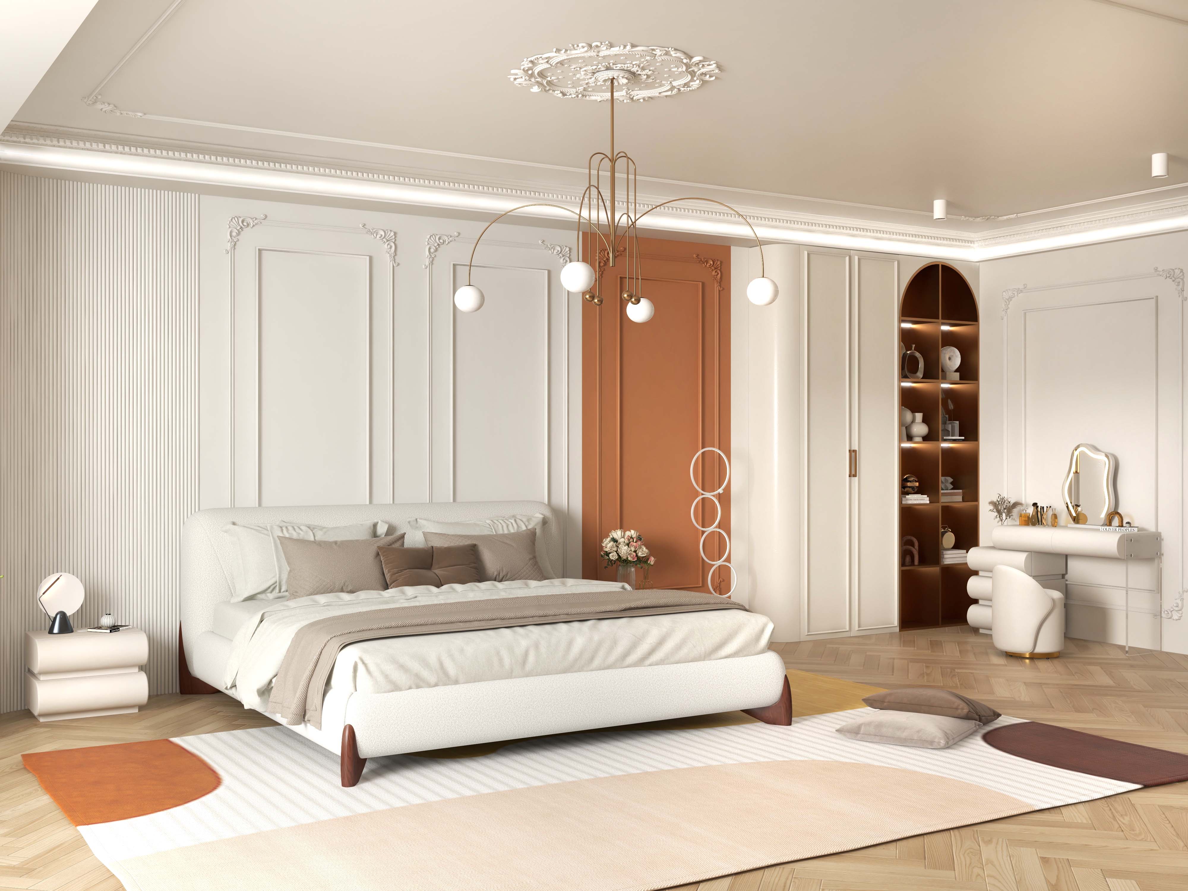 Modern Bedroom Collocation | Homary, image size:4000x3000