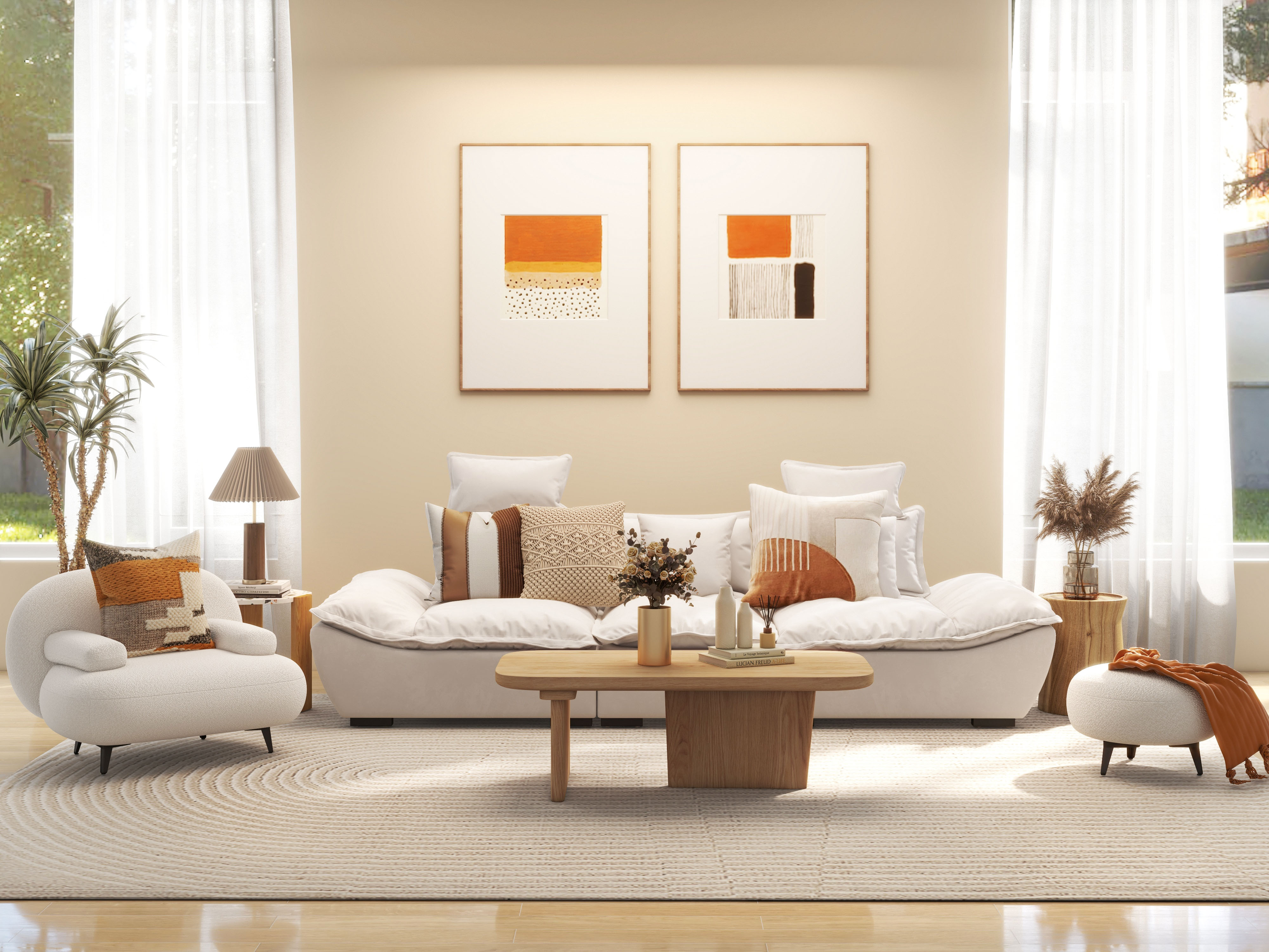 Focus op natuurlijke materialen en minimalistische charme