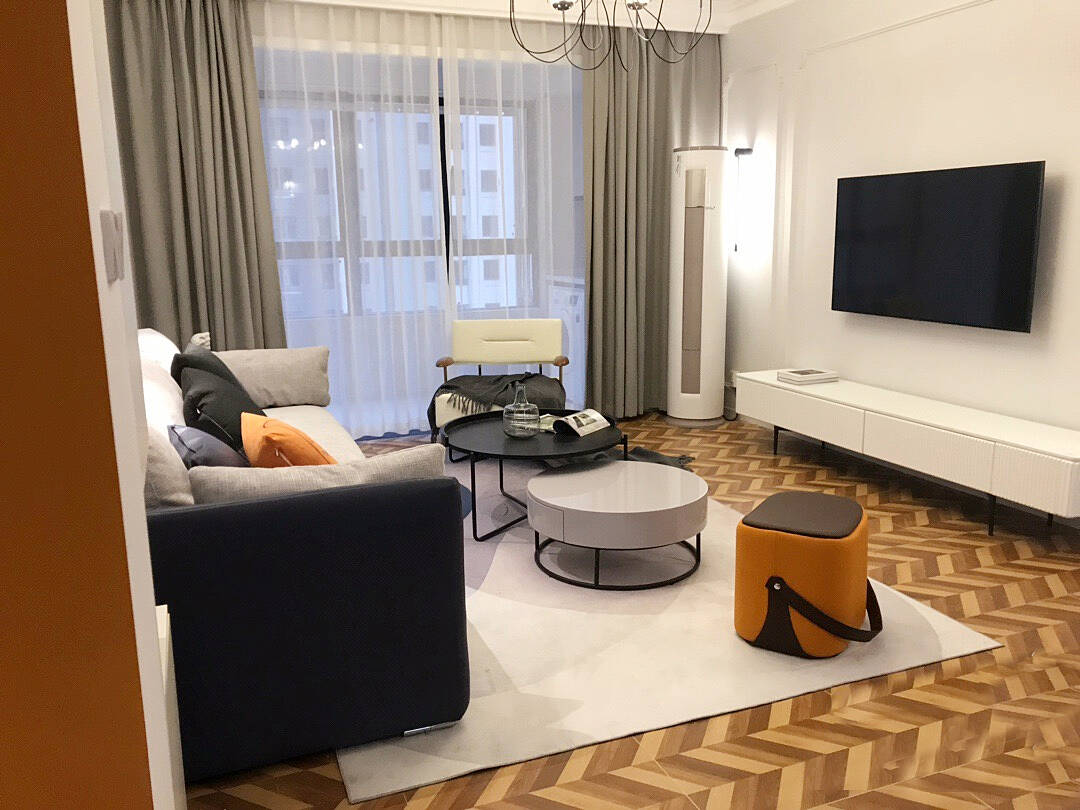 Modern 1800 mm TV Lowboard in White with Drawers featured image