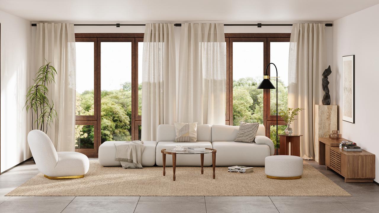 From Minimal to Bold: The Best Furniture Colors for White-Wall Interiors