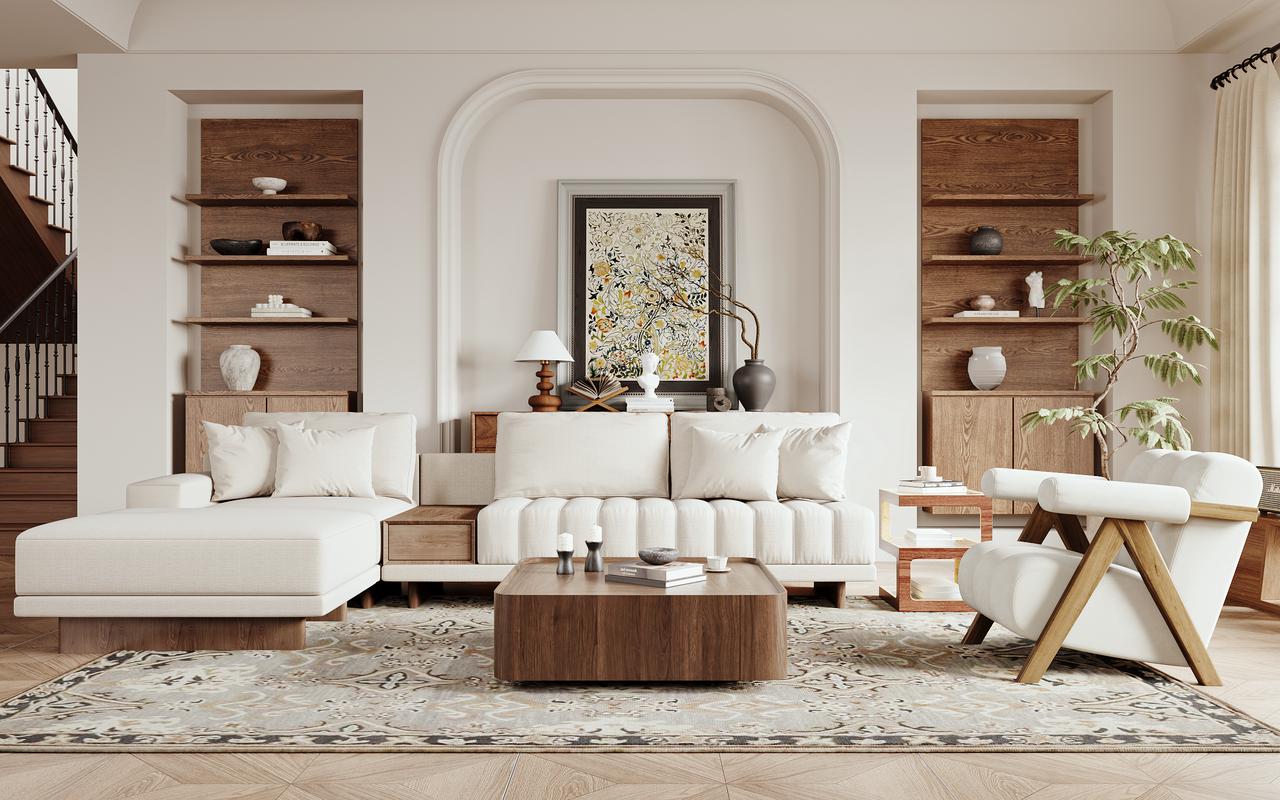 From Minimal to Bold: The Best Furniture Colors for White-Wall Interiors