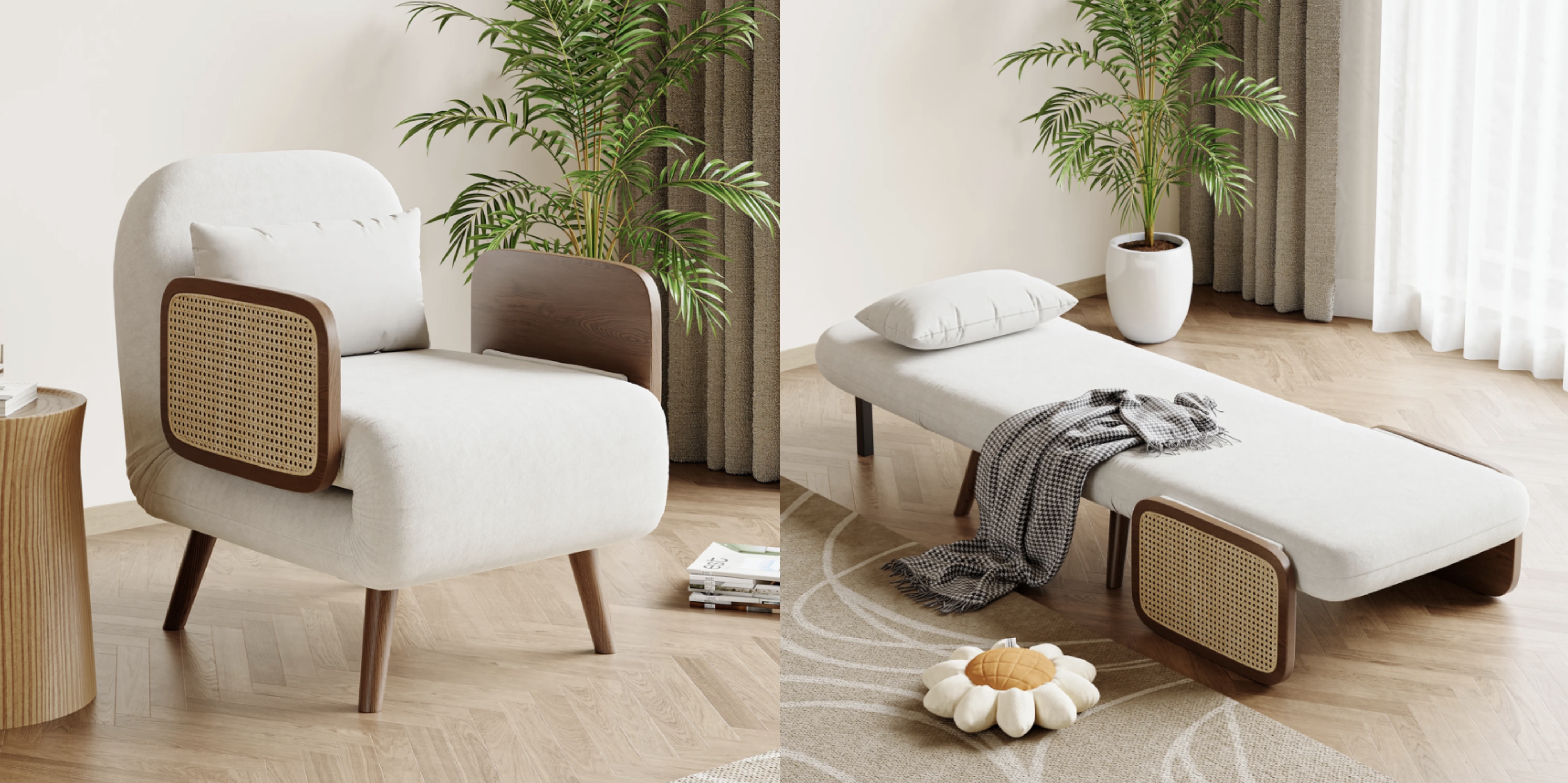 Platzsparende Wohnideen: Perfekt mit einem modernen Sofa-Bett