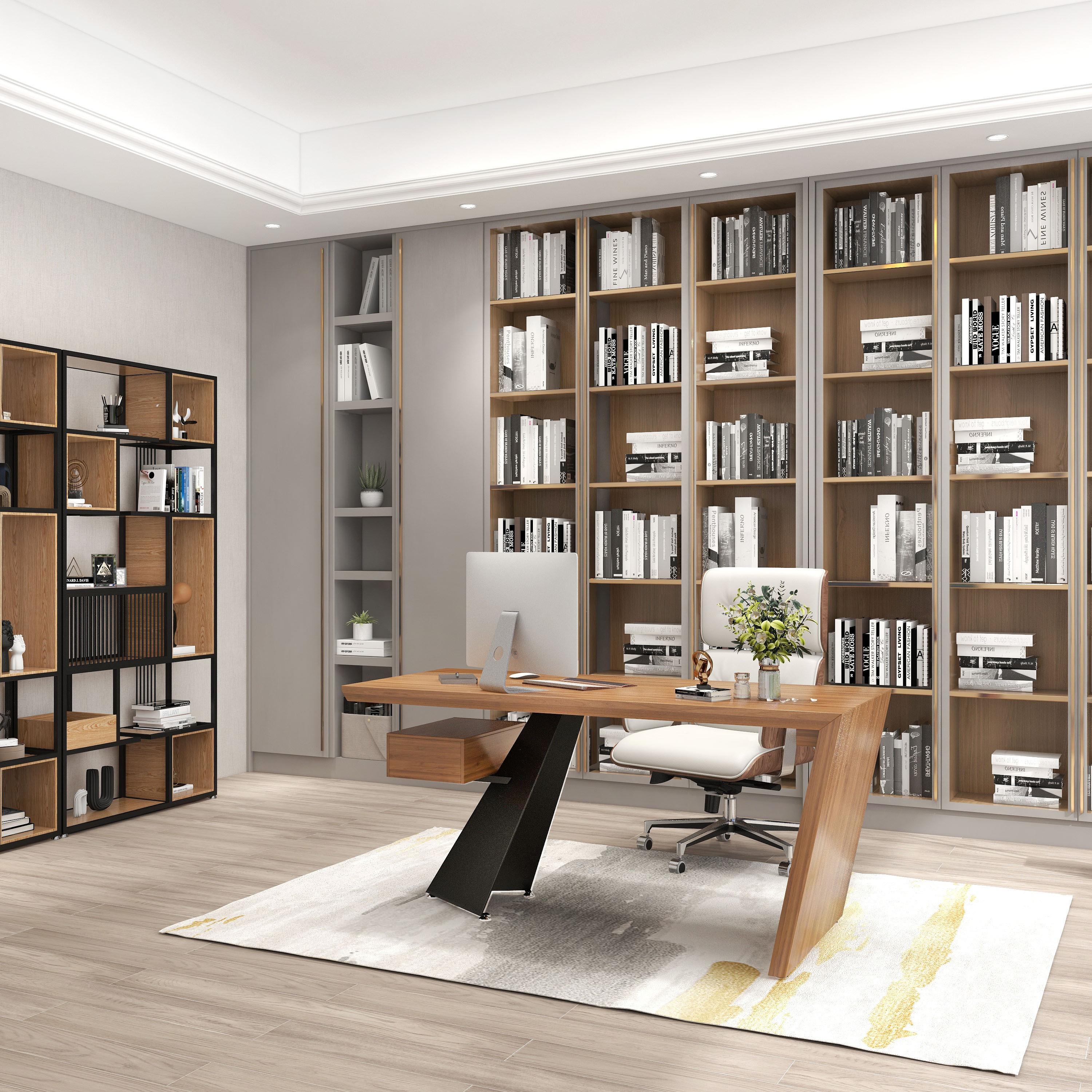 Modern Off White Home Office Chair Upholstered Swivel Task Office Chair High Back window image