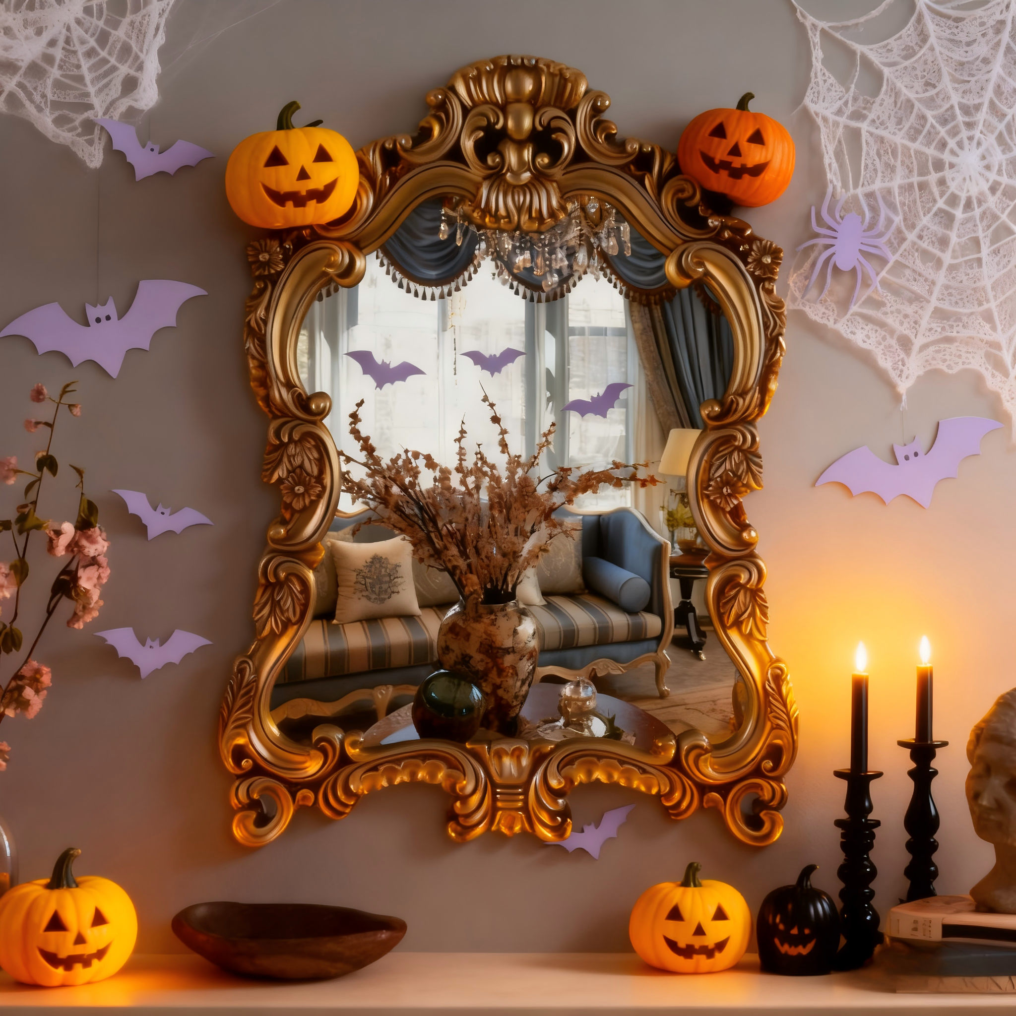 How to Decorate Your Walls for Halloween and Create a Unique Home Atmosphere with 2025 Trends