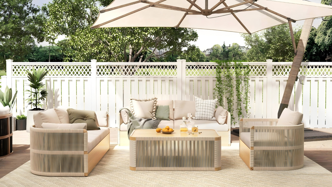 How to Create a Magical Outdoor Christmas Gathering Space