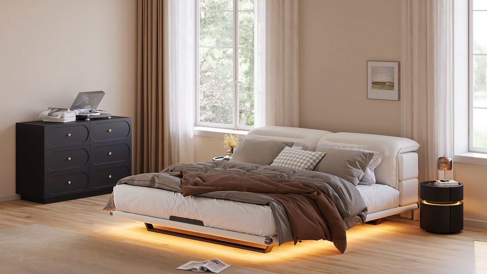 Minimalist & Modern Bedroom Inspiration: Wooden & Leather Decor Details | Homary Minimalist & Modern Bedroom Inspiration: Wooden & Leather Decor Details | Homary