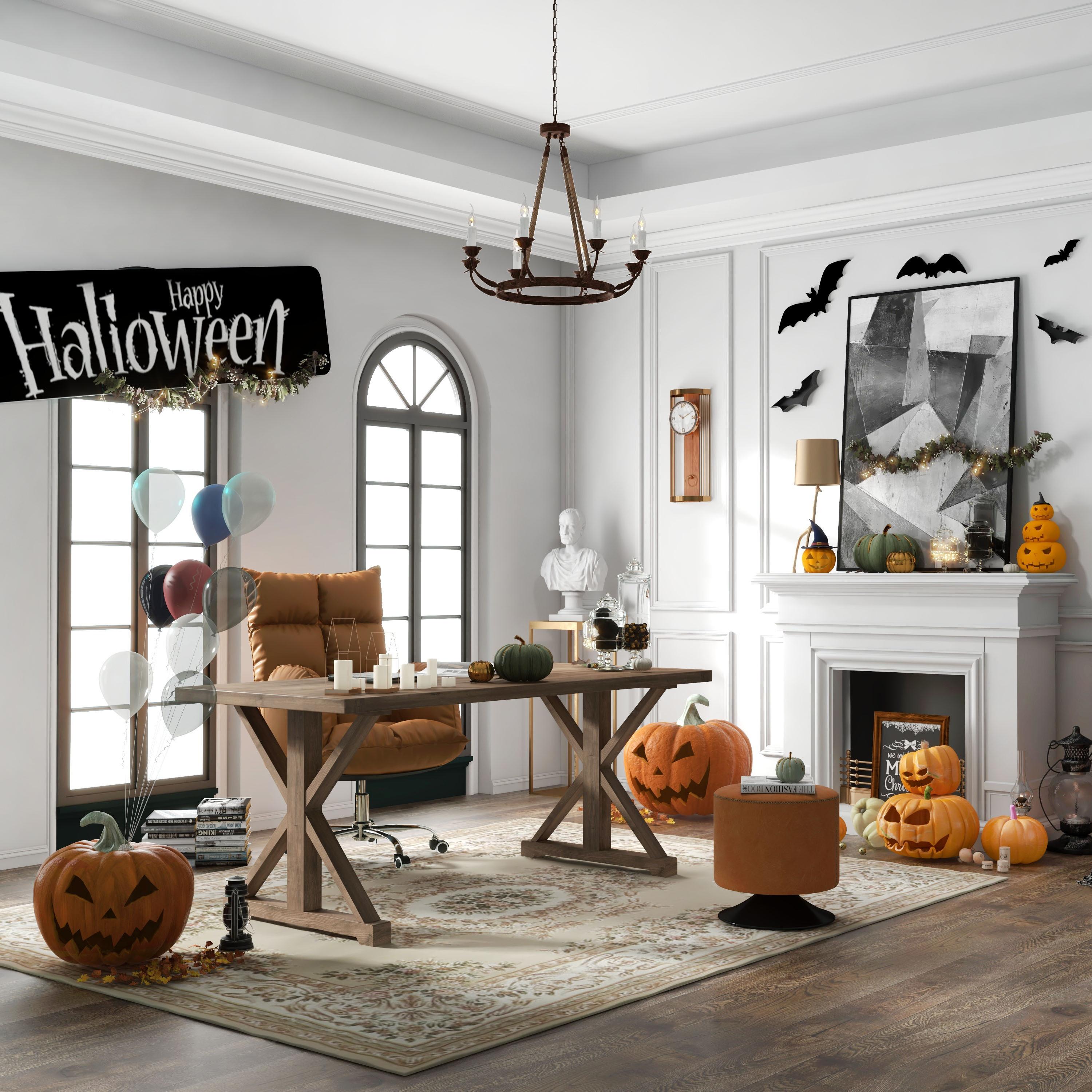 Farmhouse 120 cm Rectangular Light Walnut Solid Wood Desk window image