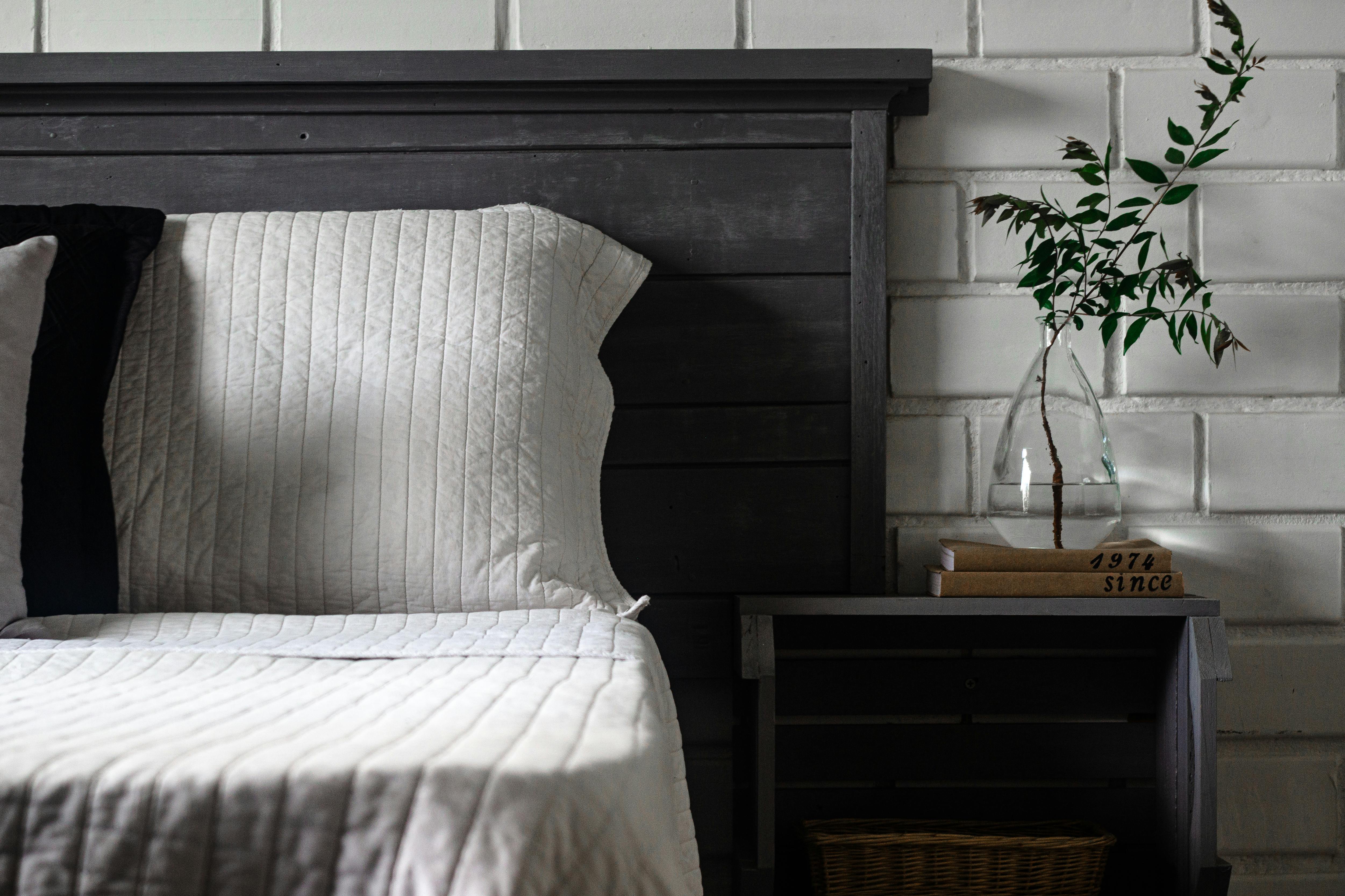 How to Squeeze in a Small Nightstand for Small Bedroom