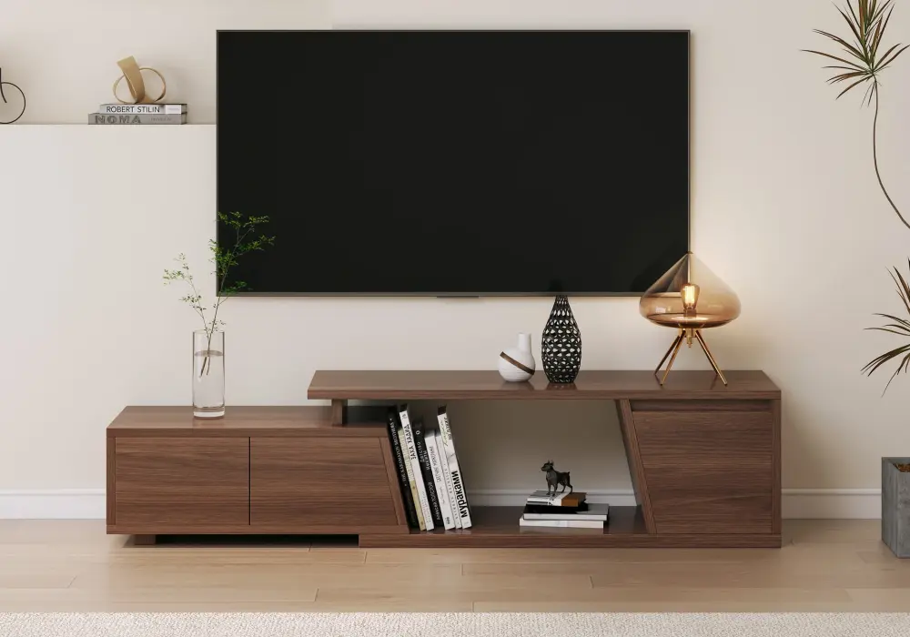 Fero Extendable TV Stand with 3 Drawers