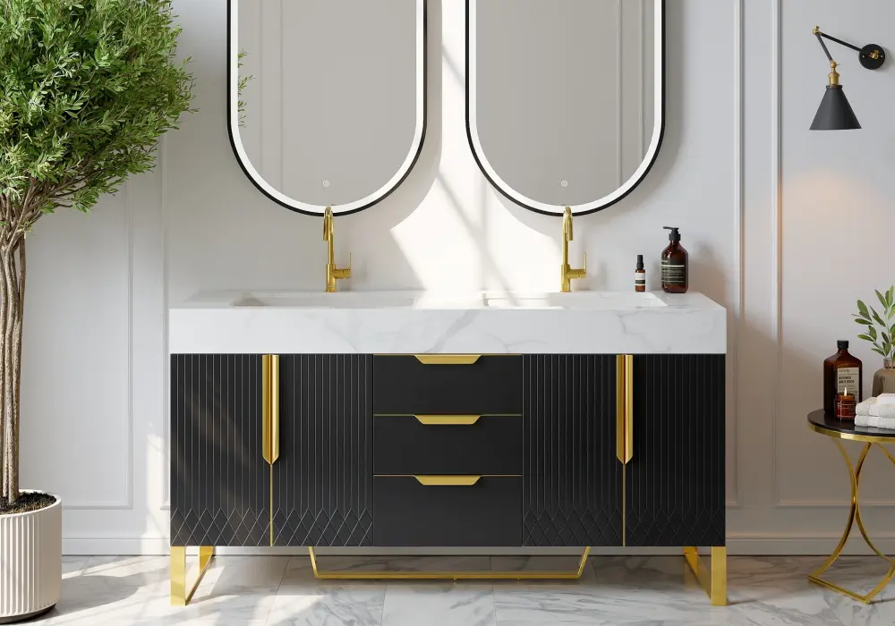 Aro Freestanding Double Bathroom Vanity with Sink