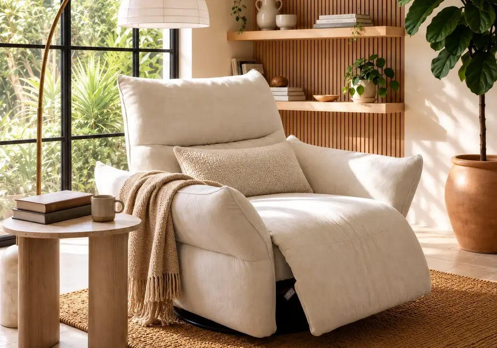 Fauteuil inclinable à double moteur en chenille Florvia
