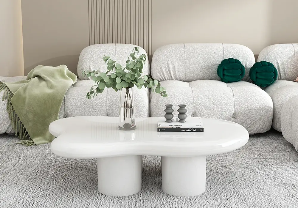 39" Cloud-Shaped Coffee Table