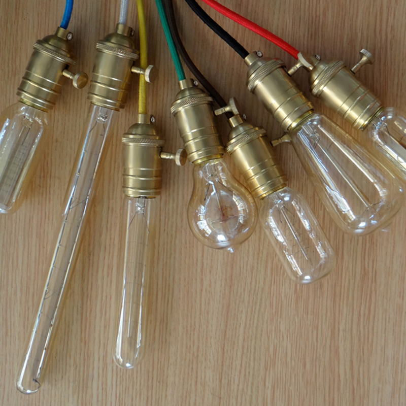 Industrial Loft Single Light Mini Pendant 1-Light in Brass