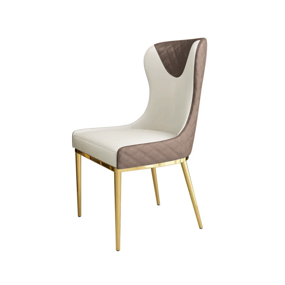 Quantité:2 Pièces | Tissu & Couleur:Simili-cuir Blanc Chaud Et Marron