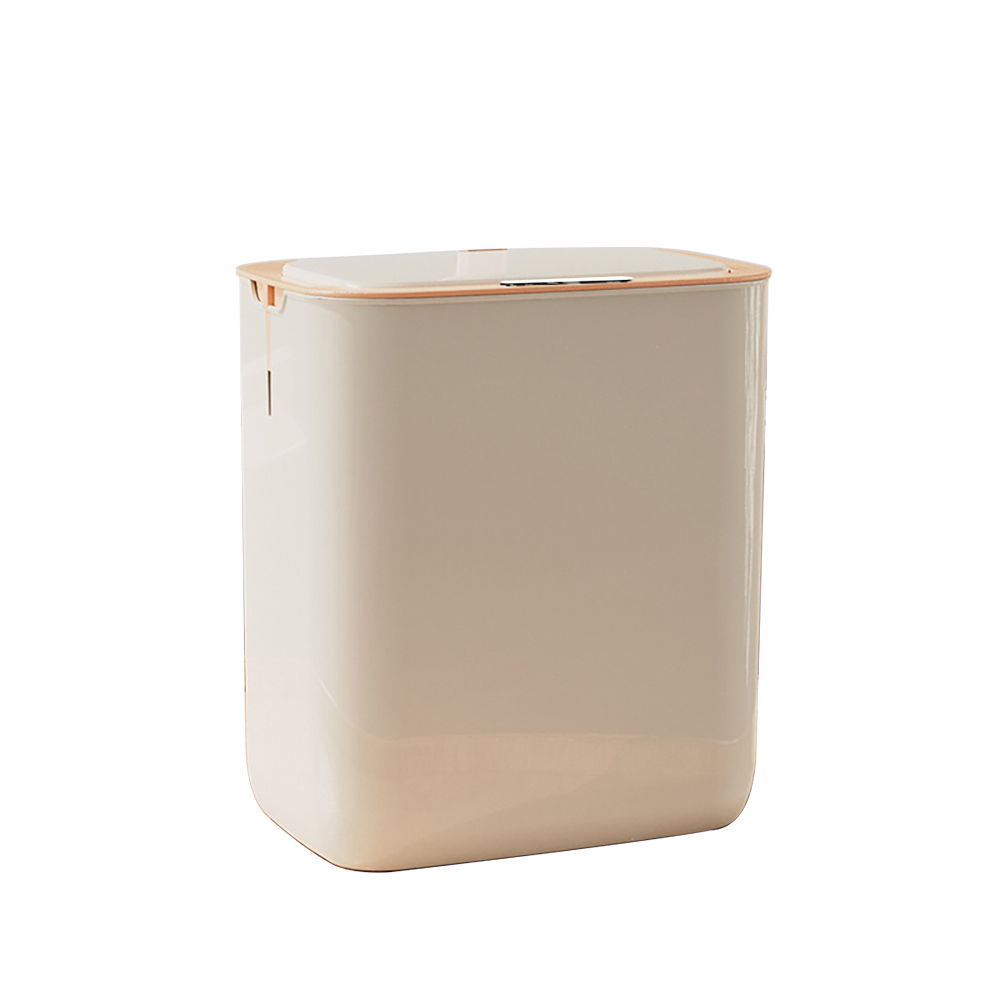 Rectangular Bathroom Touchless Sensor Trash Can Garbage Can with Lid