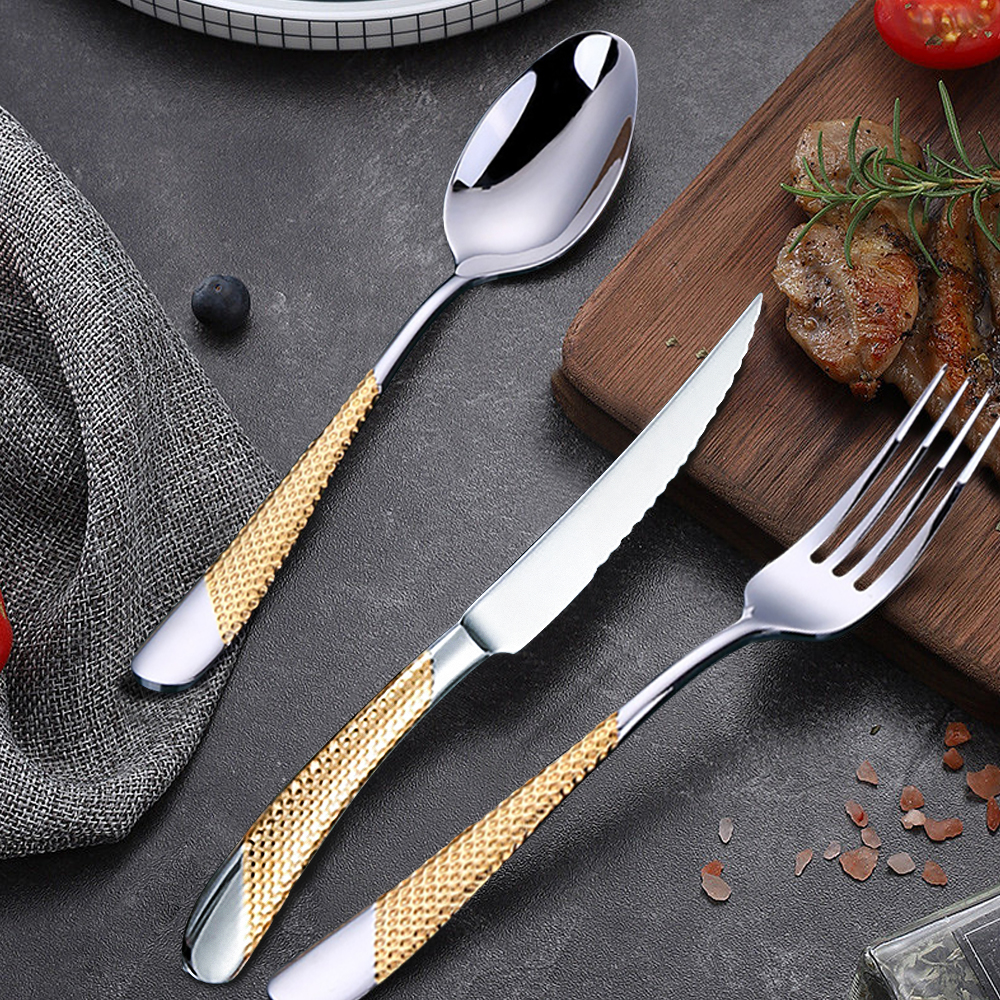 16 Pieces Stainless Steel Flatware Set Cutlery Set, Service for 4