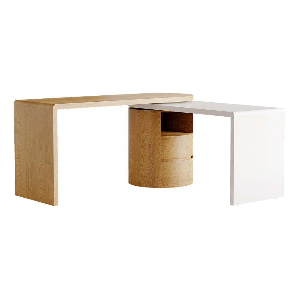 Finition:Naturel Et Blanc