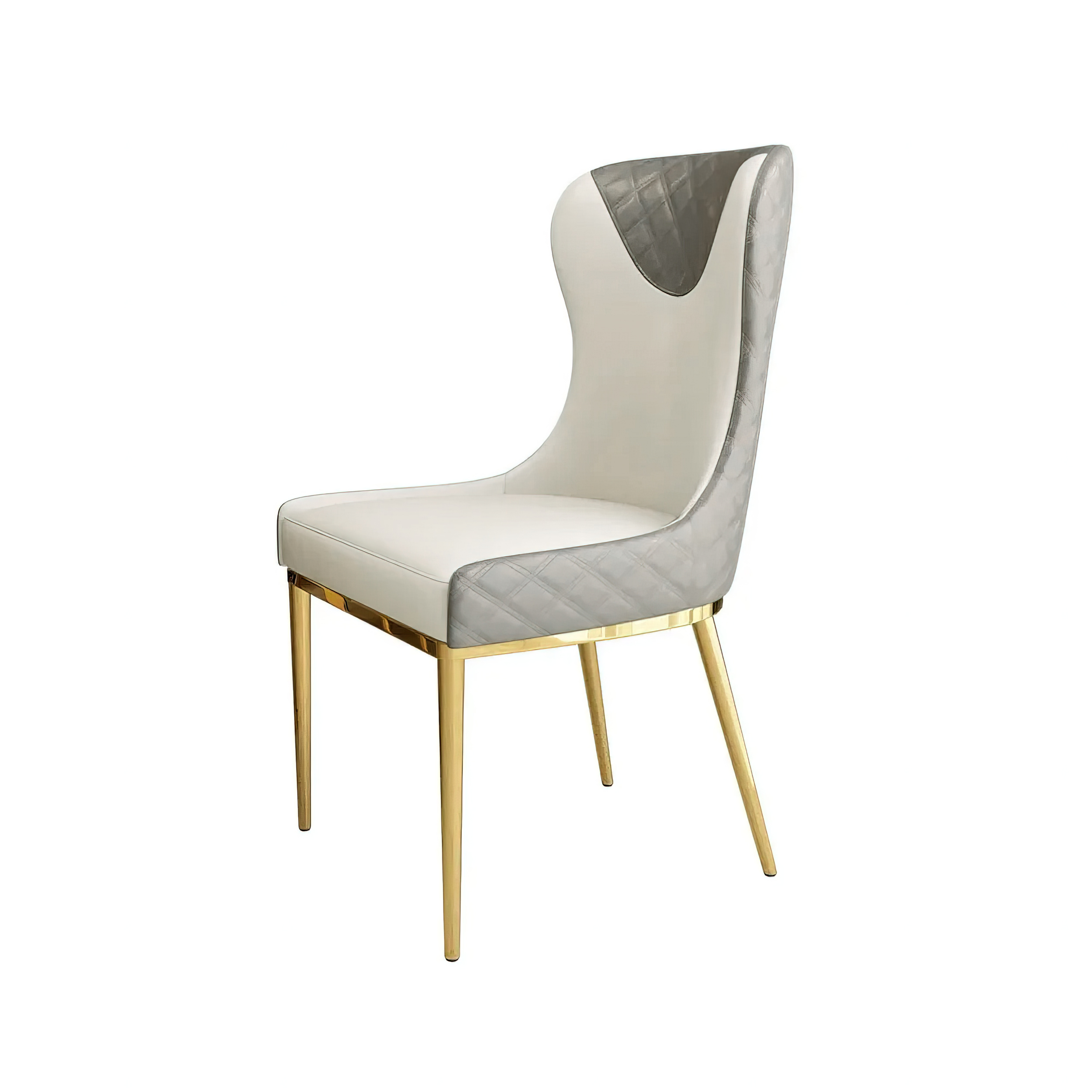 Quantité:2 Pièces | Tissu & Couleur:Simili-cuir Blanc Chaud Et Gris
