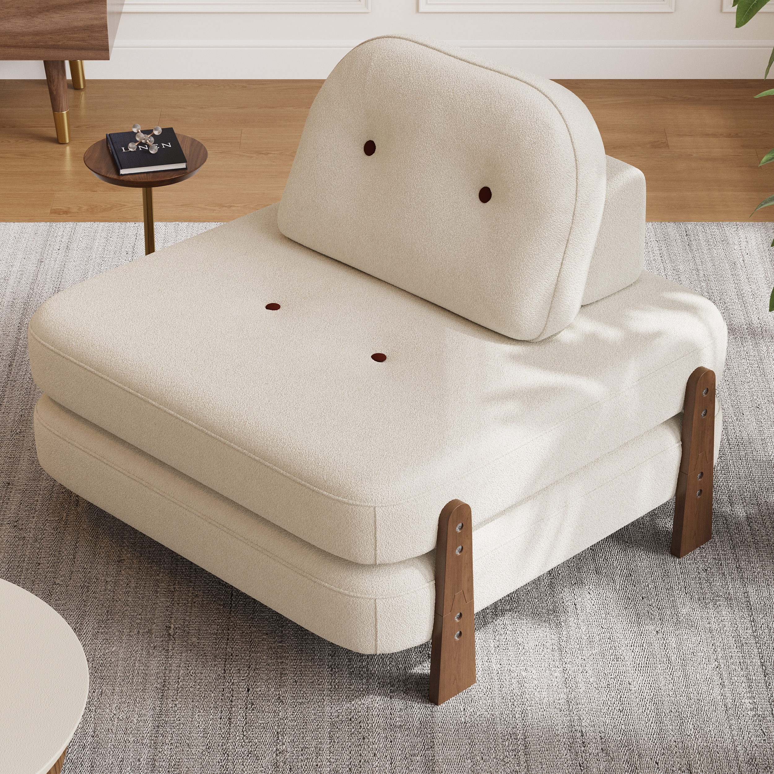 33 Twin Velvet Futon Sofa Bed