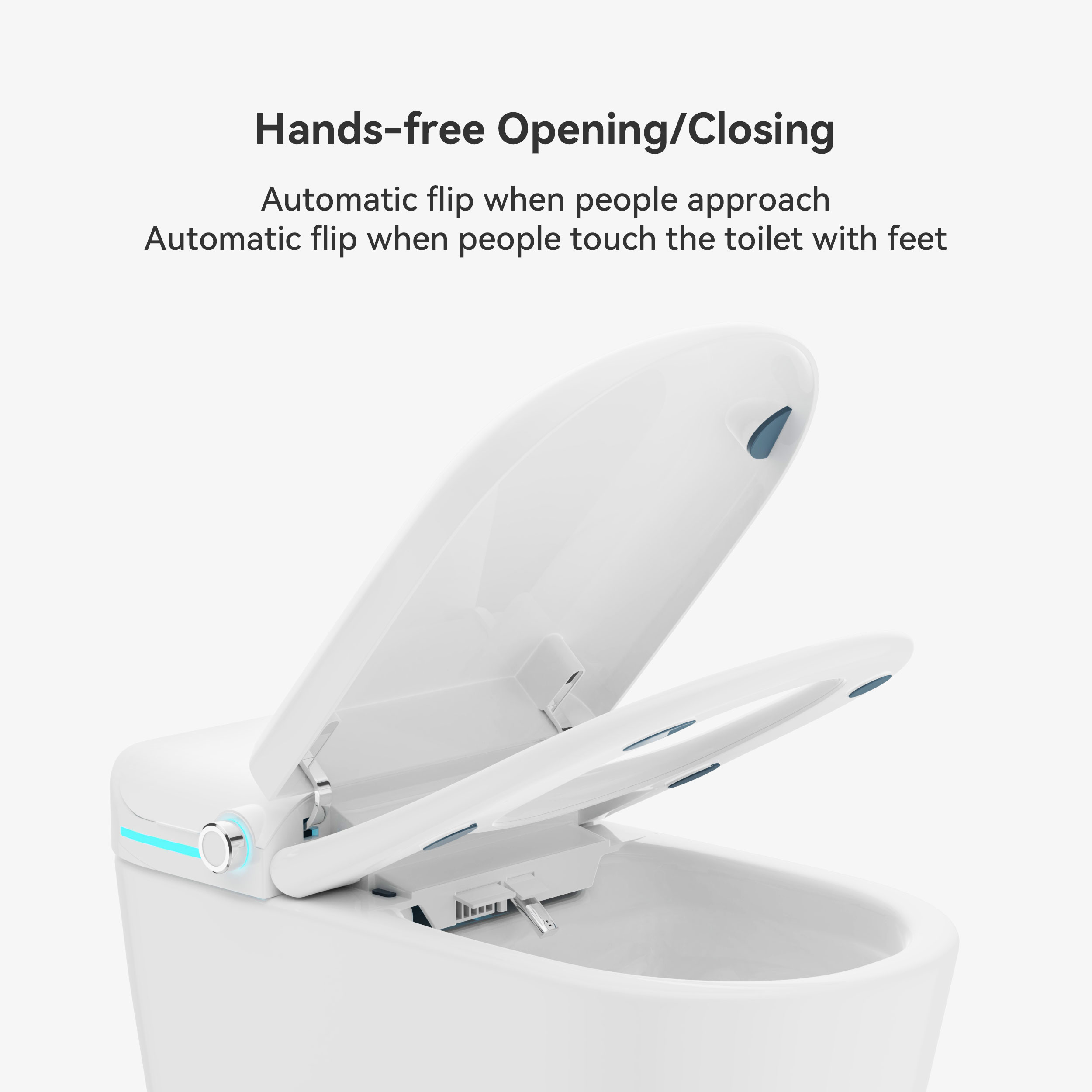Self Cleaning Heated Seat Japanese Toilet With Bidet Spray And Auto Lid