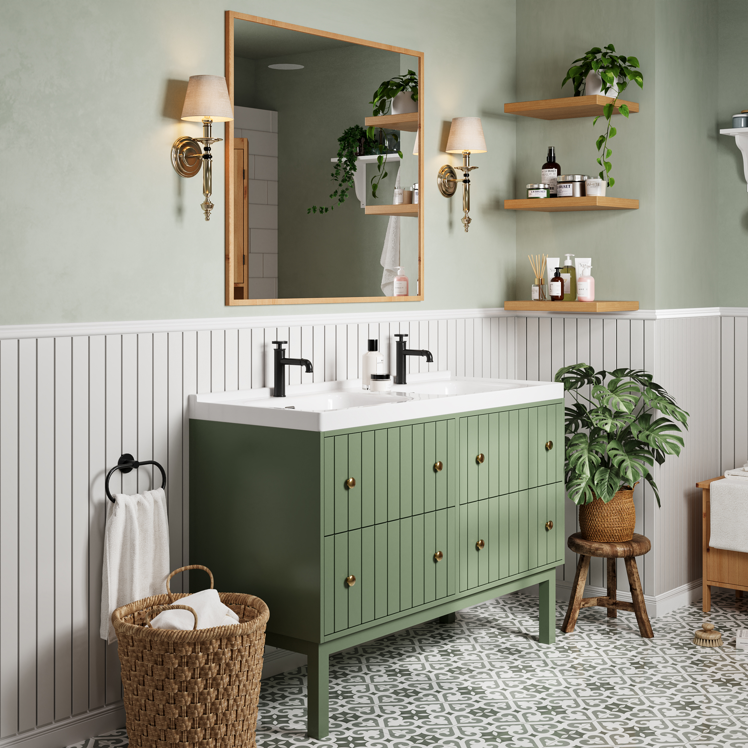 Bathroom Vanity Set 48\, image size:2500x2500